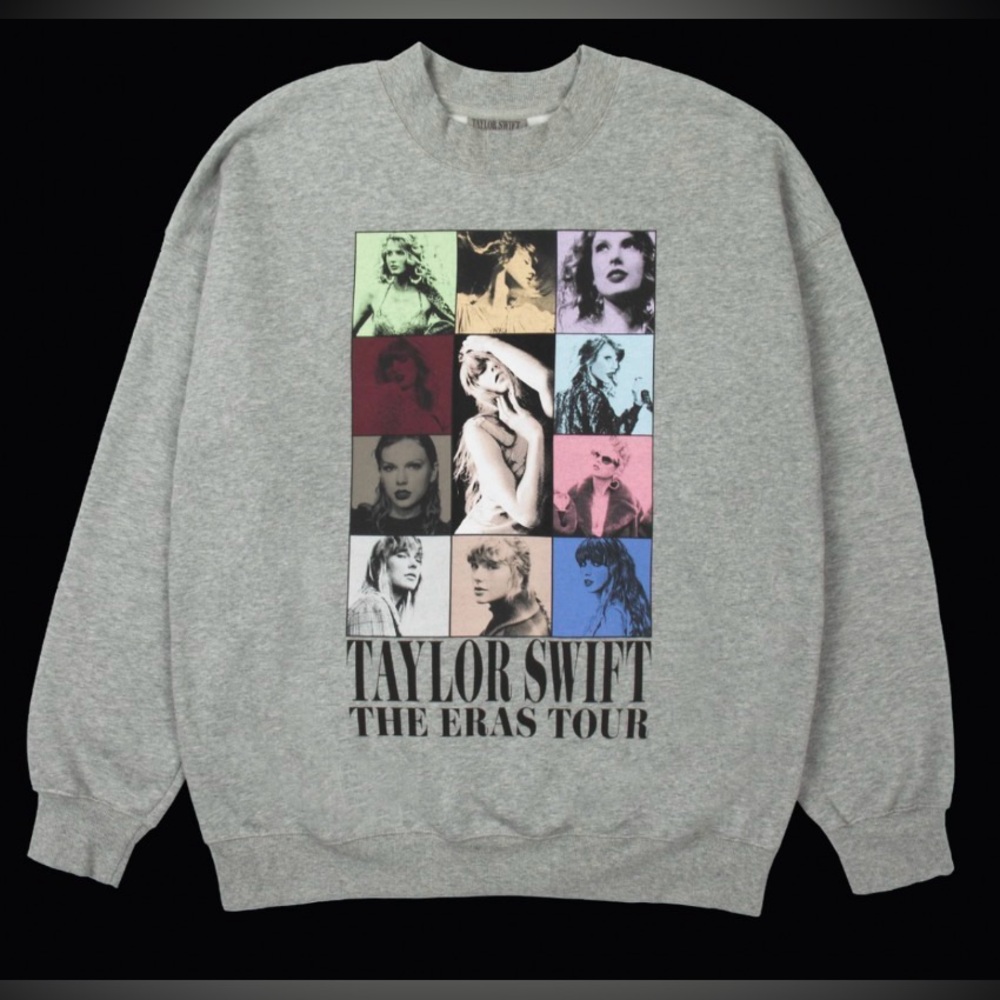Taylor Swift Eras Tour Gray Crewneck